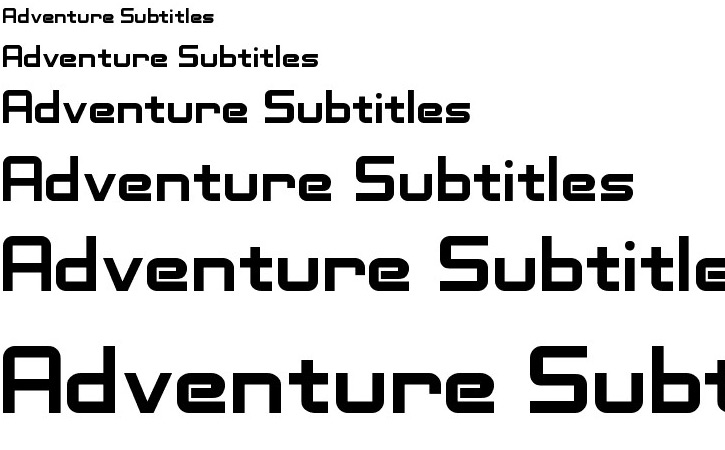 subtitle font free